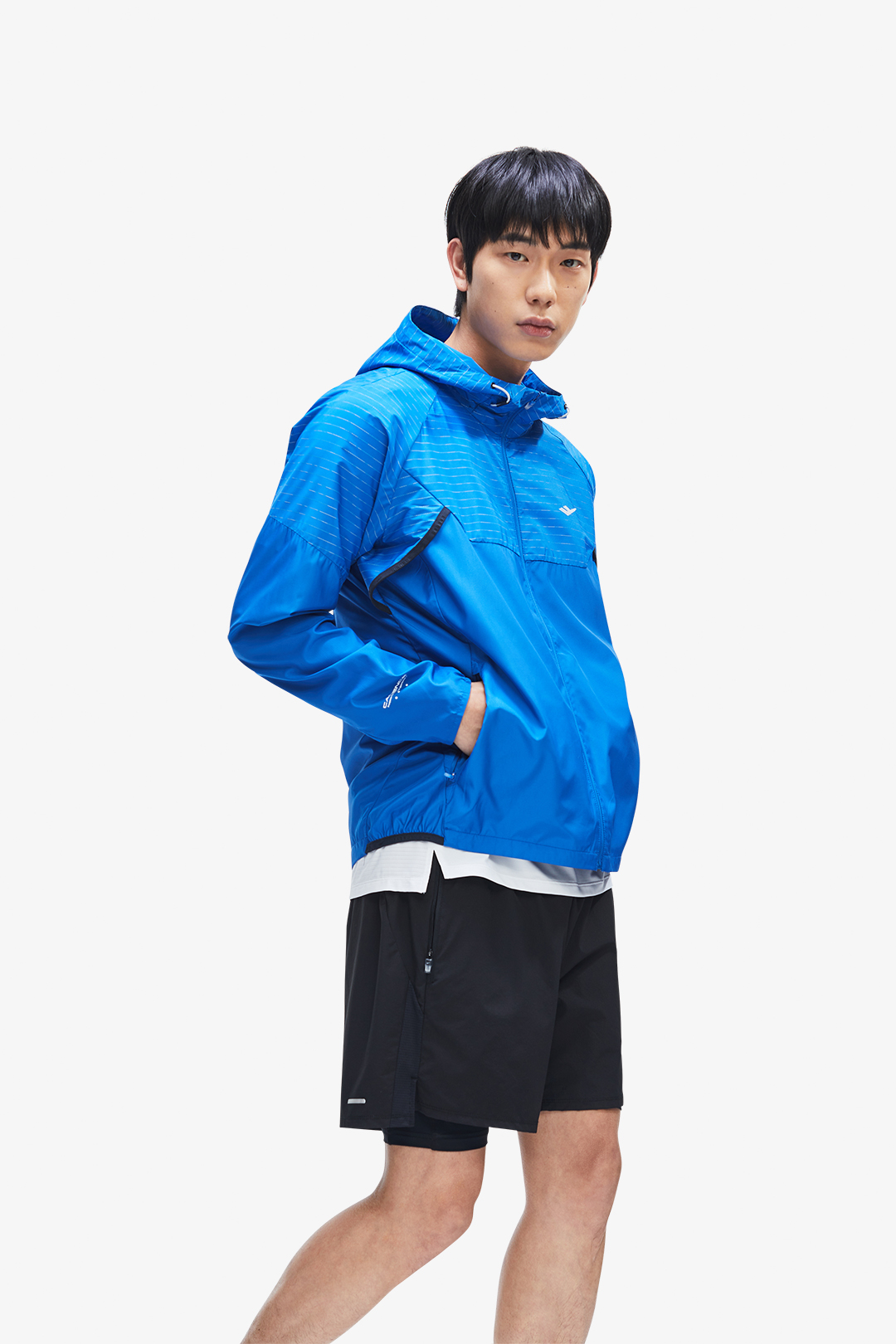 PRO-SPECS 후디드 리플렉티브 러닝 자켓 PR3MJ24S112 | 프로스펙스 공식 온라인 스토어